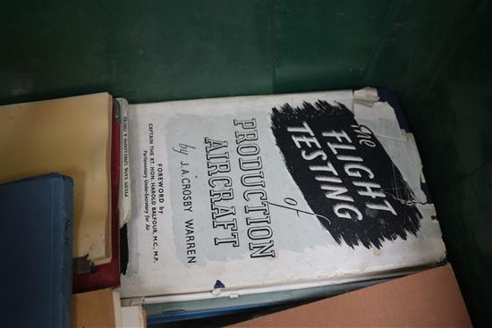 Test Pilots log books and flying books